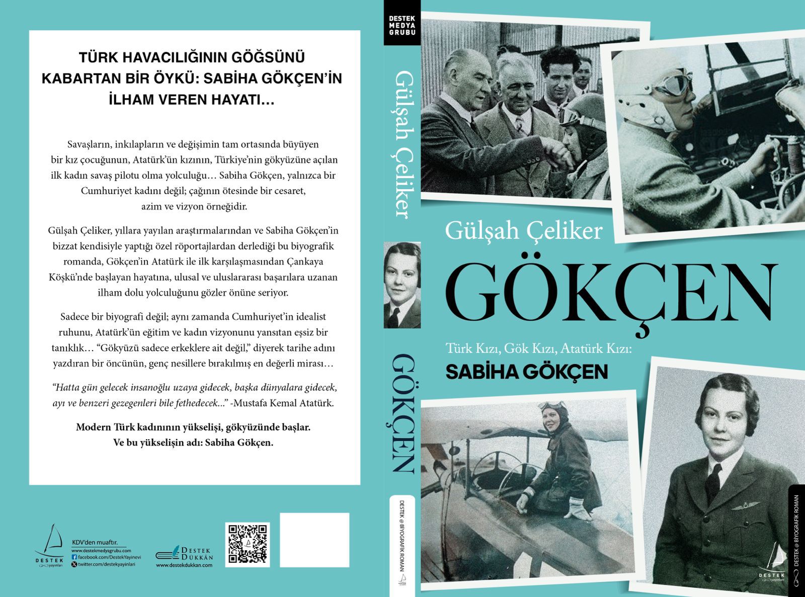 Bir Ulusun Kanatlar�: �Gökçen� Kitab� Destek Yay�nlar��ndan Ç�kt�! 